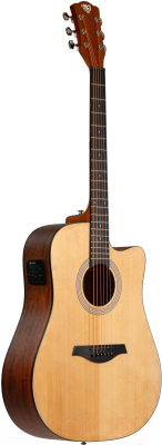 Электроакустическая гитара Rockdale Aurora D3 C NAT E Gloss / A171003 (натуральный)