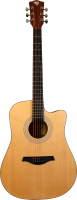 Акустическая гитара Rockdale Aurora D3 C NAT Gloss / A161013 (натуральный) - 