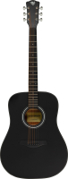 Акустическая гитара Rockdale Aurora D5 BK Satin / A161008 (черный) - 