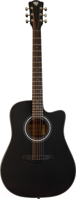 Акустическая гитара Rockdale Aurora D5 C BK Satin / A161017 (черный)