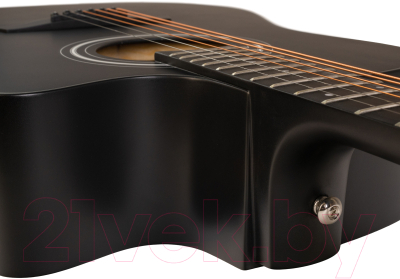 Акустическая гитара Rockdale Aurora D5 C BK Satin / A161017 (черный)