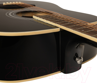 Акустическая гитара Rockdale Aurora D6 BK Gloss / A161056 (черный)