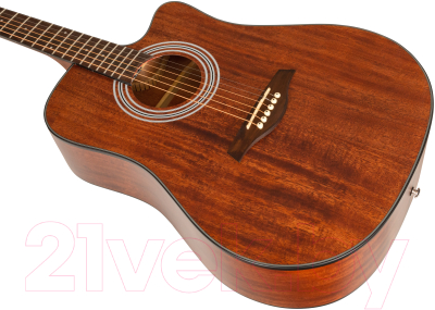 Акустическая гитара Rockdale Aurora D6 C ALL-MAH Satin / A161043 (натуральный)