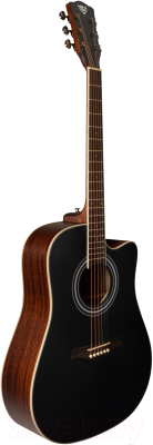 Акустическая гитара Rockdale Aurora D6 C BK Satin / A161014 (черный)