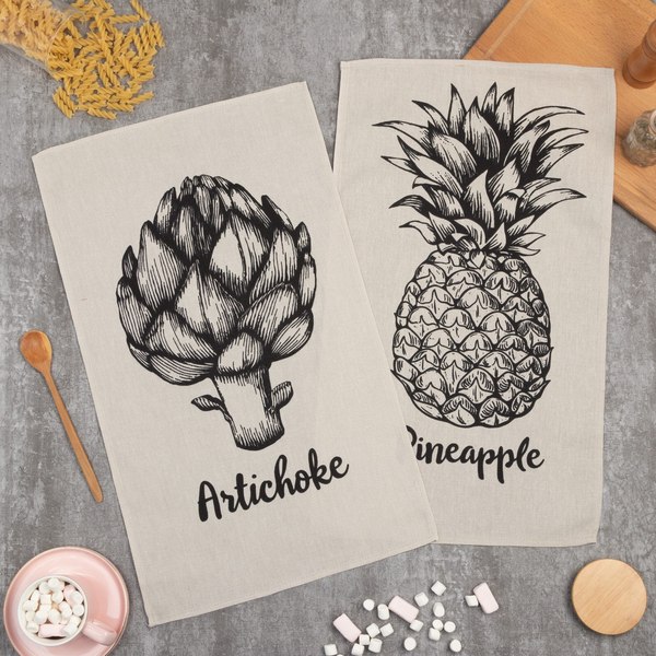 Набор полотенец Доляна Pineapple / 7635119