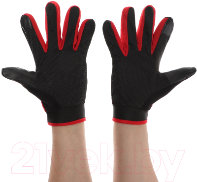 Мотоперчатки Sima-Land 5273412 (черный/красный)