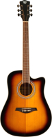 Акустическая гитара Rockdale Aurora D6 C SB Gloss / A161037 (санберст) - 