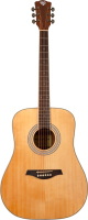 Акустическая гитара Rockdale Aurora D6 NAT Gloss / A161035 (натуральный) - 