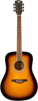 Акустическая гитара Rockdale Aurora D6 SB Gloss / A161038 (санберст) - 