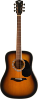 Акустическая гитара Rockdale Aurora D6 SB Satin / A161027 (санберст) - 