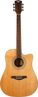 Акустическая гитара Rockdale Aurora D6 С NAT Gloss / A161047 (черный) - 