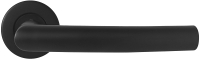 Ручка дверная Аллюр 1802 SS BL (матовый черный) - 