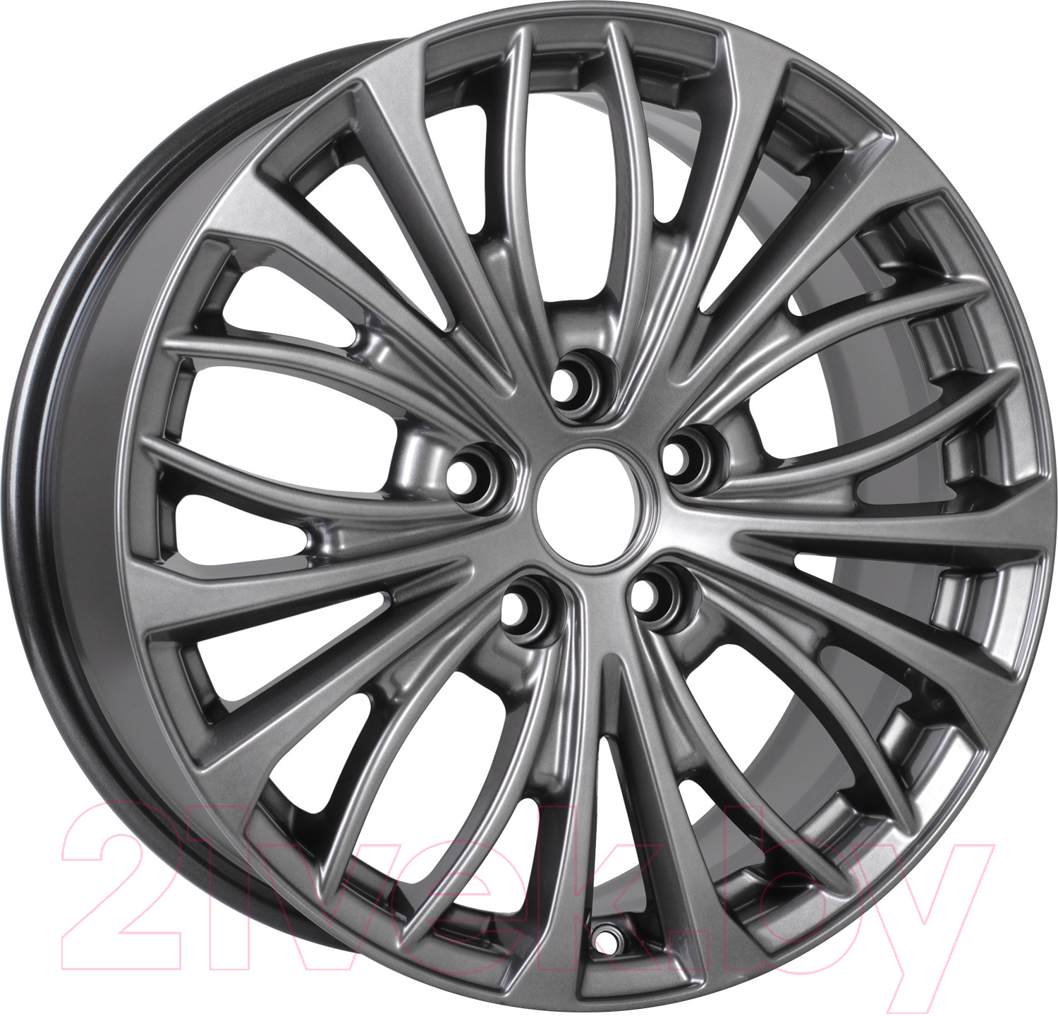 Литой диск KDW KD1723 Camry V7 17x7.5" 5x114.3 DIA 60.1мм ET 45мм Grey Painted