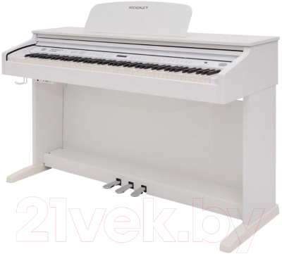 Цифровое фортепиано Rockdale Fantasia 128 Graded White / A164086 (белый)