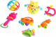 Миниатюра изображения товара Набор погремушек Крошка Я С прорезывателем / 9939268