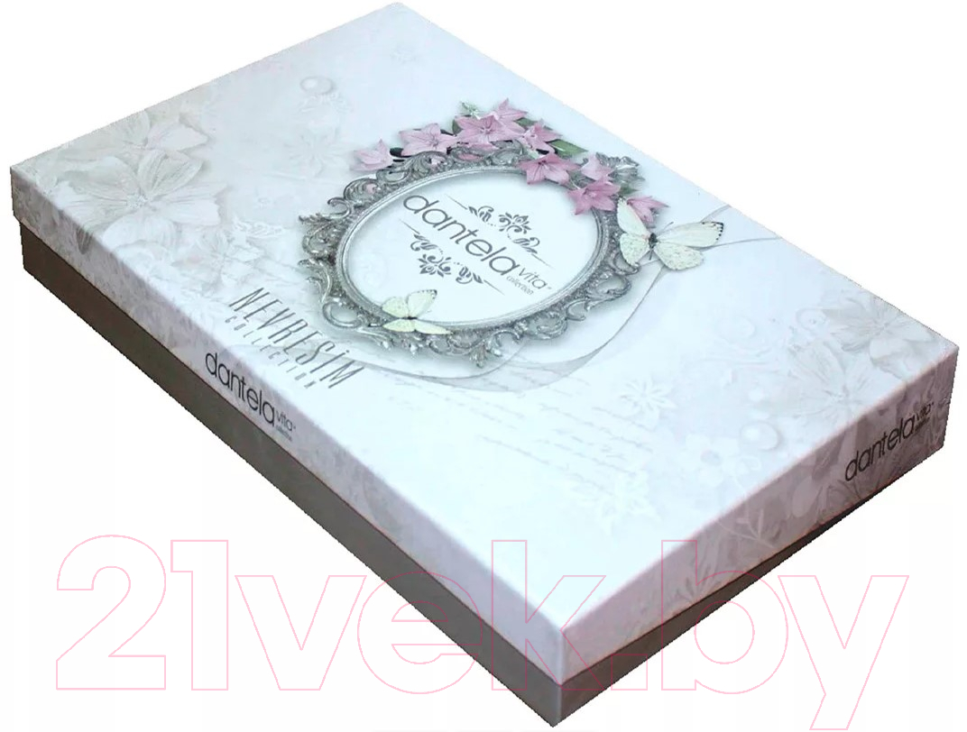 Комплект постельного белья Dantela Vita Olivia с вышивкой 200x220 / 9284