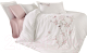 Комплект постельного белья Dantela Vita Butterfly с вышивкой 200x220 / 9345 (кремовый) - 