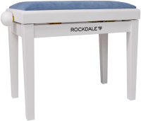 Банкетка для музыкантов Rockdale Rhapsody 131 SV White Royal Blue / A172217 (белый матовый) - 