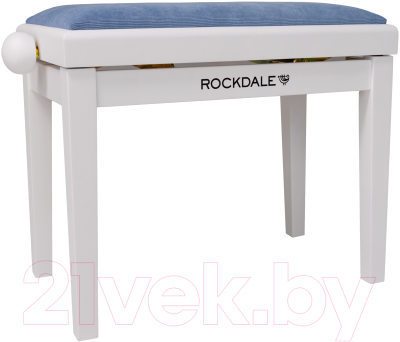 Банкетка для музыкантов Rockdale Rhapsody 131 SV White Royal Blue / A172217 (белый матовый)