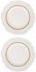 Набор тарелок Nouvelle White Chic / 0970016-Н2  - 