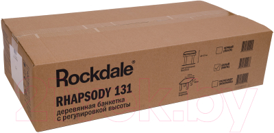 Банкетка для музыкантов Rockdale Rhapsody 131 White / A124583 (белый)