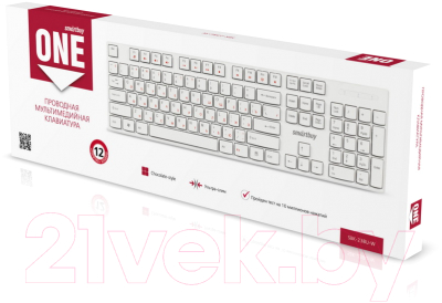 Клавиатура SmartBuy One / SBK-238U-W (белый)
