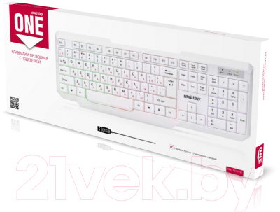 Клавиатура SmartBuy One / SBK-333U-W (белый)