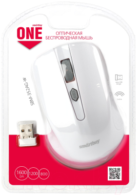 Мышь SmartBuy One 352 / SBM-352AG-W (белый)