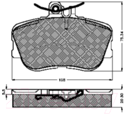 Тормозные колодки Icer 180973-700