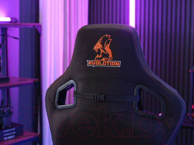Кресло геймерское Evolution Nomad Pro (черный/оранжевый)