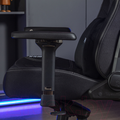 Кресло геймерское Evolution Nomad Pro (черный/белый)