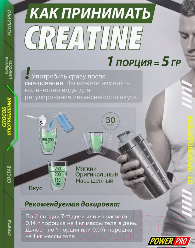 Креатин Power Pro Maximum Recovery PP / PP982337