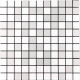 Панель ПВХ Самоклейкин Самоклеющаяся Алюминий Серебряная мозаика MA-S02 (300x300x3мм) - 