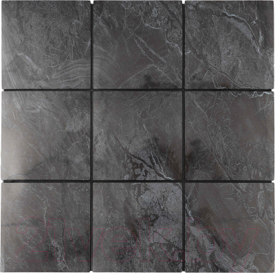 Панель ПВХ Самоклейкин Самоклеющаяся Плитка Серебристый мрамор MPS-GR01 (300x300x4мм)