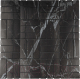 Панель ПВХ Самоклейкин Самоклеющаяся Плитка Черные руны MPR-BL01 (300x300x4мм) - 