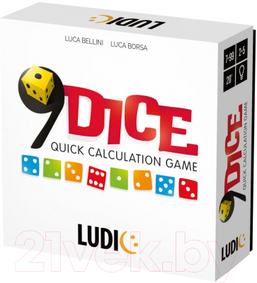 Настольная игра Ludic 9 кубиков / MU51173
