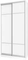 Шкаф-купе НК Мебель Fix 2-х дверный / 98609590 (белый) - 