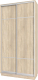 Шкаф-купе НК Мебель Fix 2-х дверный / 98609592 (дуб сонома) - 