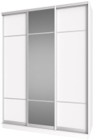 Шкаф-купе НК Мебель Fix 3-х дверный / 98609597 (белый) - 