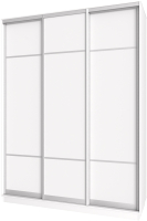 Шкаф-купе НК Мебель Fix 3-х дверный / 98609595 (белый) - 