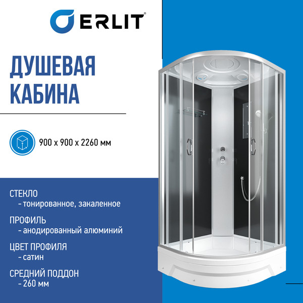 Купить Душевая кабина Erlit ER350926-C4-RUS в Могилеве
