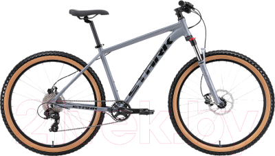 Велосипед STARK Hunter 27.2+ HD 2024 (16, серый/черный)