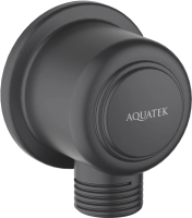 Подключение для душевого шланга Aquatek Классик AQ2461MB (черный матовый) - 