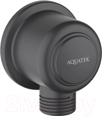 Подключение для душевого шланга Aquatek Классик AQ2461MB (черный матовый)