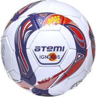 Футбольный мяч Atemi Igneous (размер 4, белый/синий/оранжевый) - 