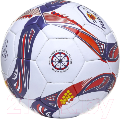 Футбольный мяч Atemi Igneous (размер 4, белый/синий/оранжевый)