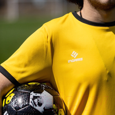 Футболка игровая футбольная Ingame XL (желтый)