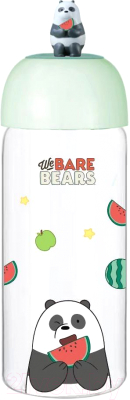 Бутылка для воды Miniso We Bare Bears Collection 5.0 / 6710