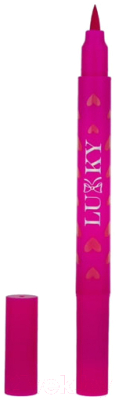 Подводка для глаз детская Lukky Со штампиком сердечко / Т18864 (розовый)