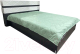 Двуспальная кровать Мебель-КМК 1600 Монако 14 0673.25 (графит/дуб полярный) - 